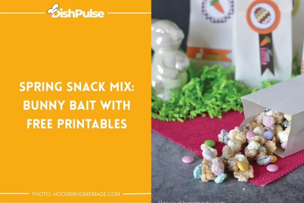 Spring Snack Mix: Bunny Bait with Free Printables