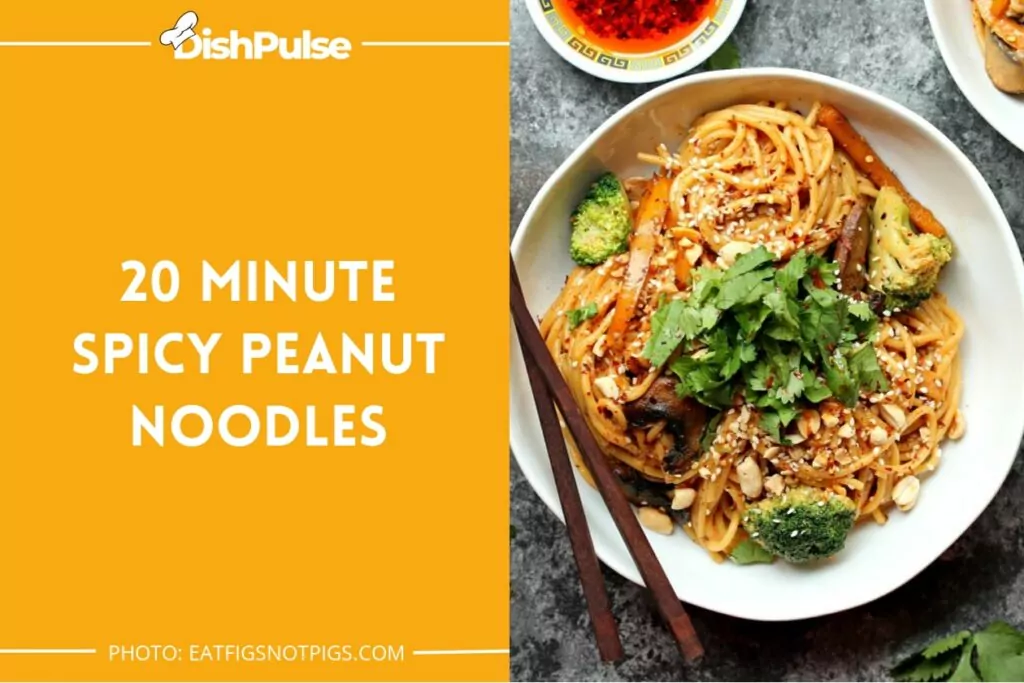 20 Minute Spicy Peanut Noodles
