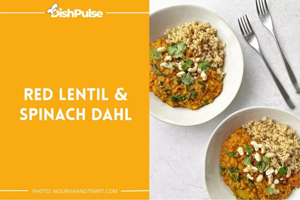 Red Lentil & Spinach Dahl