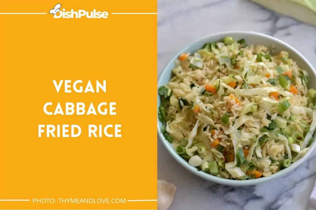 Vegan Cabbage Fried Rice