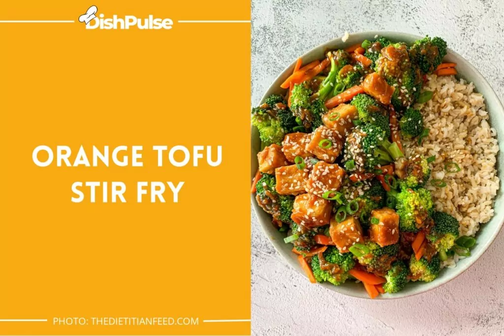 Orange Tofu Stir Fry