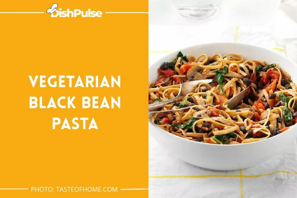 Vegetarian Black Bean Pasta