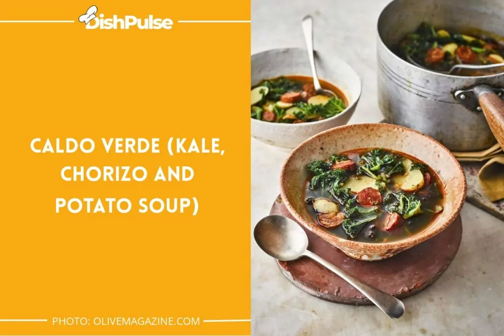 Caldo verde (kale, chorizo and potato soup)