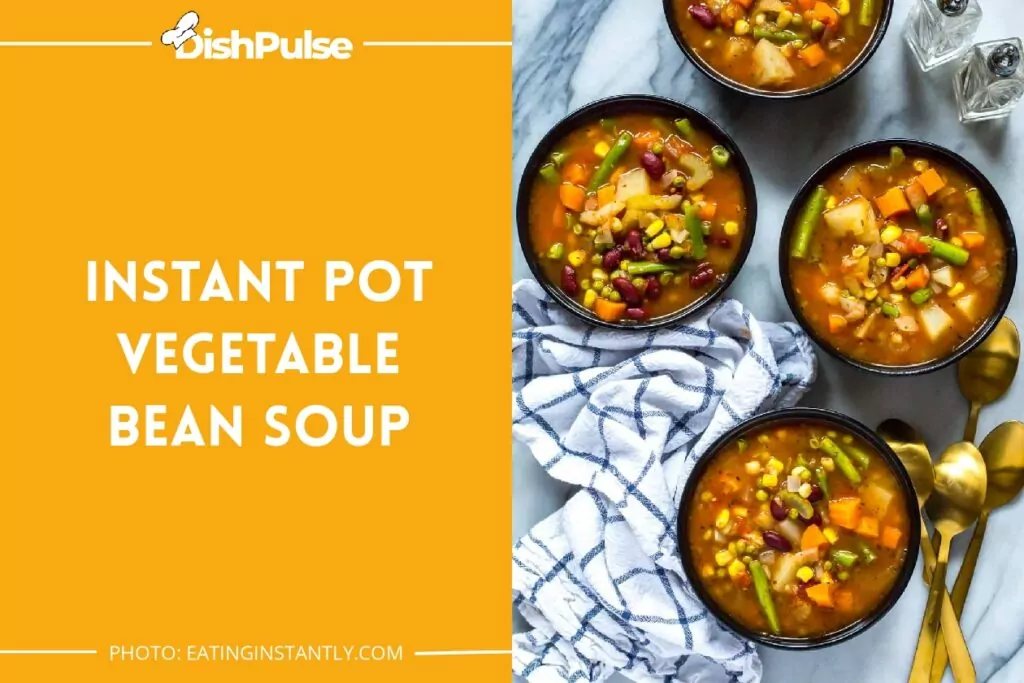 Instant Pot Vegetable Bean Soup