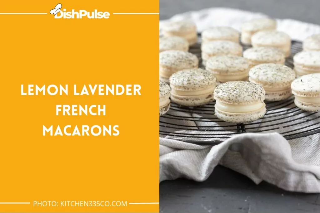 Lemon Lavender French Macarons