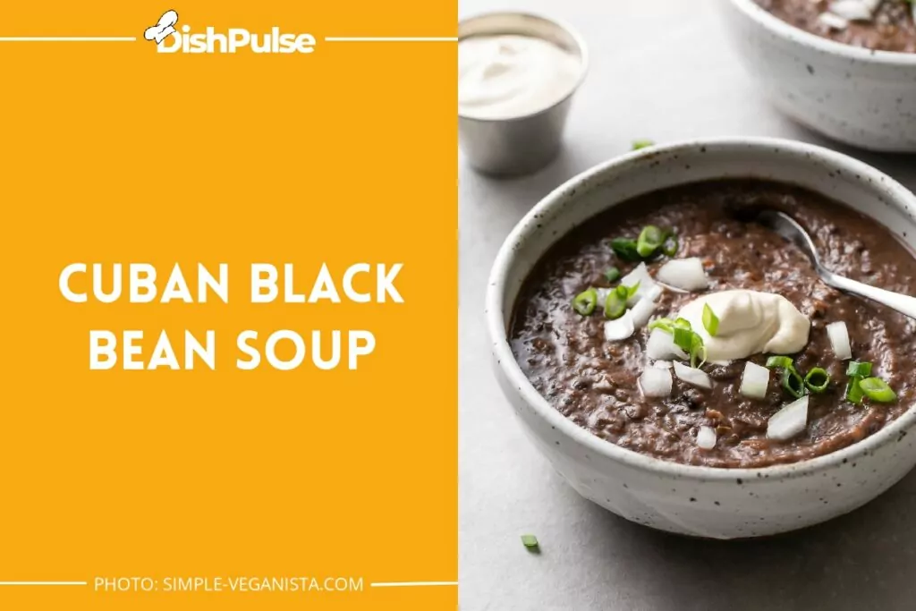 Cuban Black Bean Soup