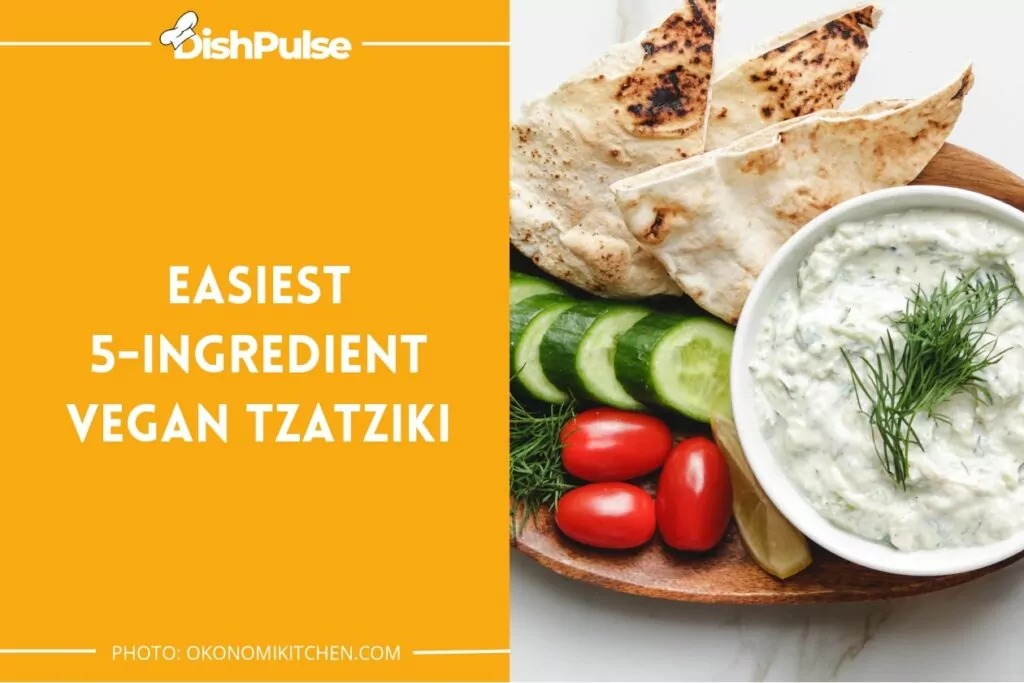 Easiest 5-Ingredient Vegan Tzatziki