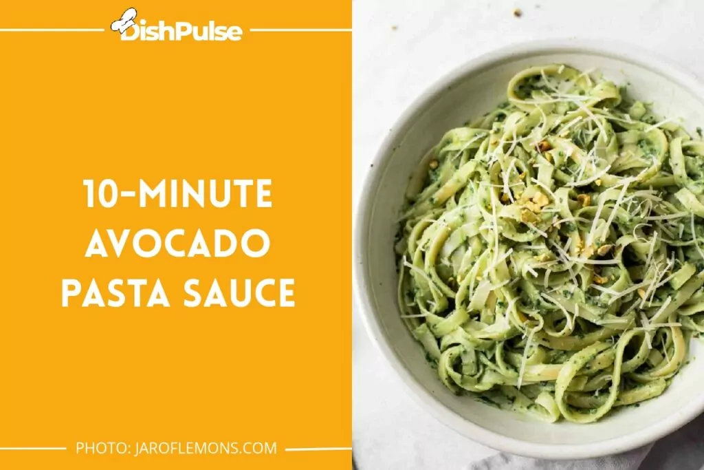 10-Minute Avocado Pasta Sauce