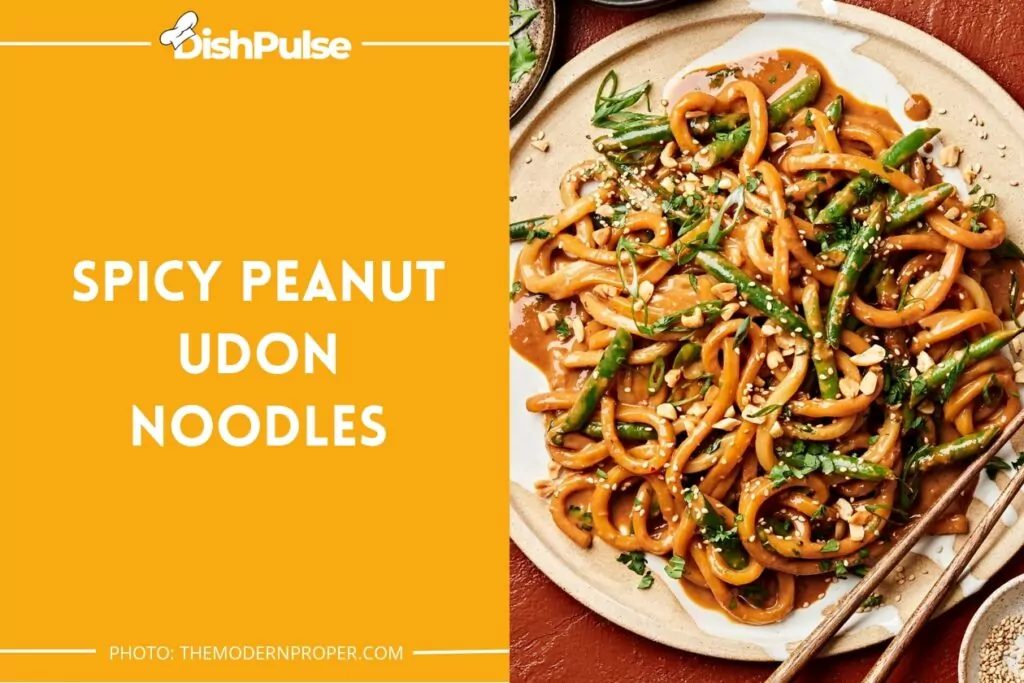Spicy Peanut Udon Noodles
