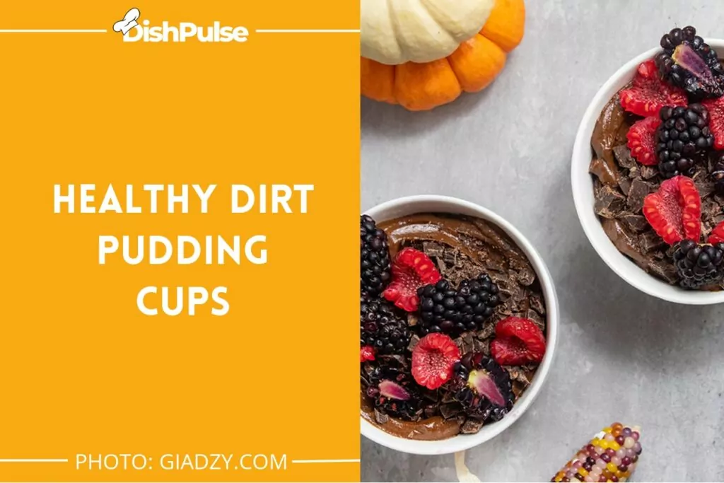 Healthy Dirt Pudding Cups