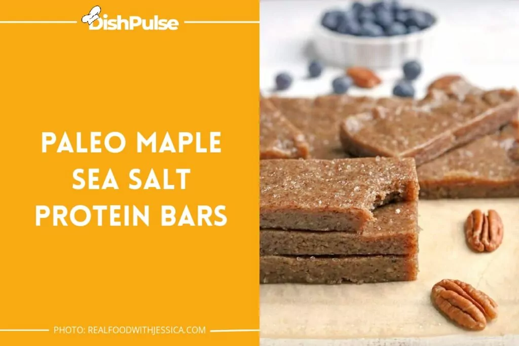 Paleo Maple Sea Salt Protein Bars