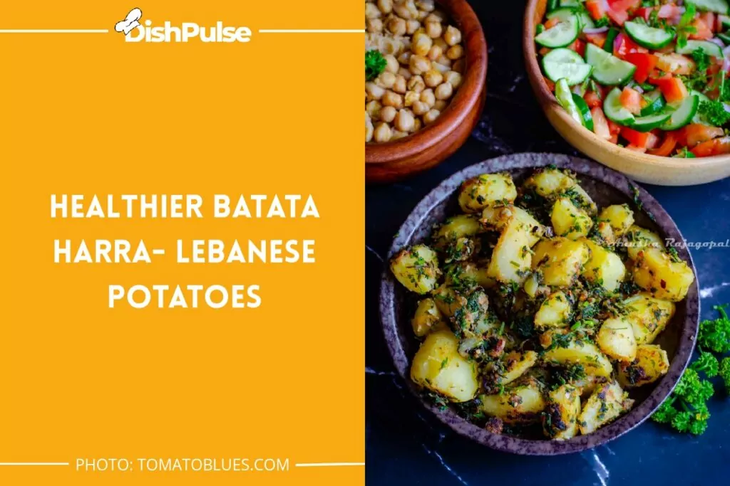 Healthier Batata Harra- Lebanese Potatoes