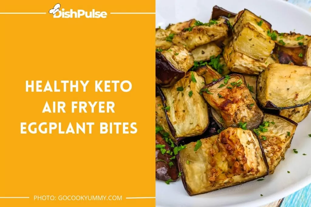 Healthy Keto Air Fryer Eggplant Bites