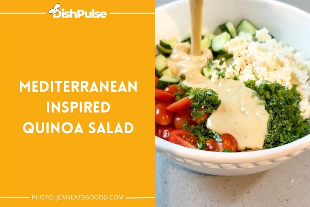 Mediterranean Inspired Quinoa Salad