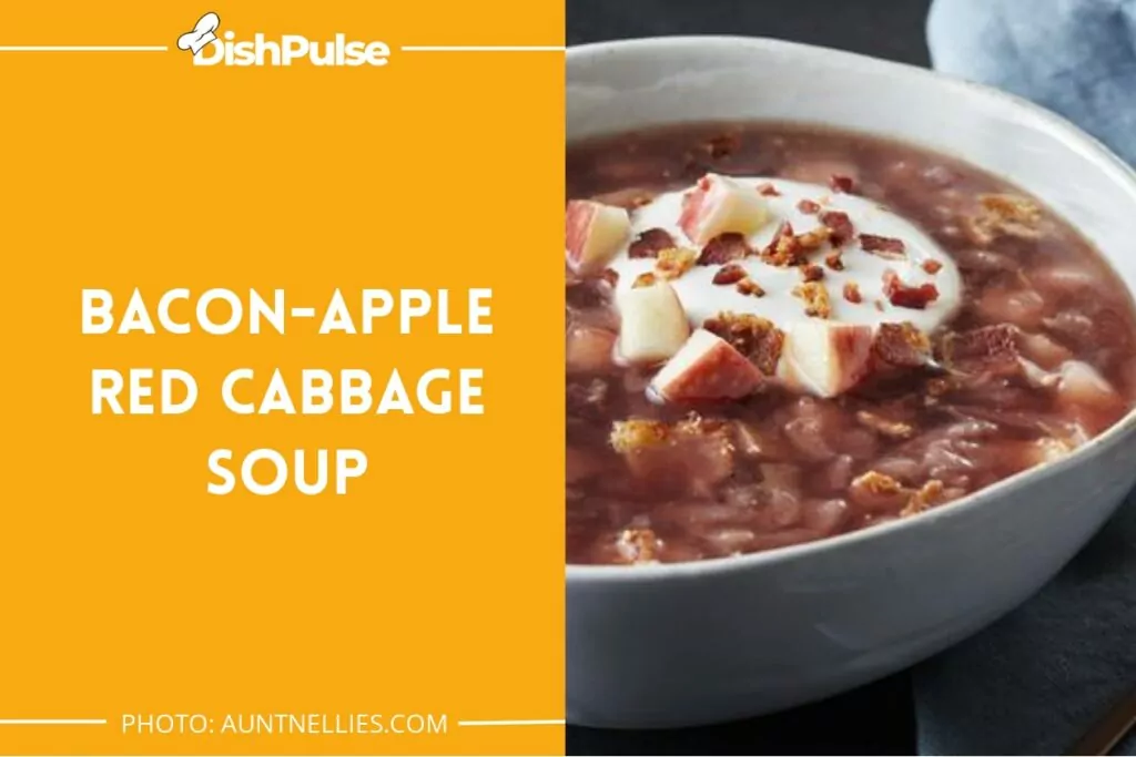 Bacon-Apple Red Cabbage Soup