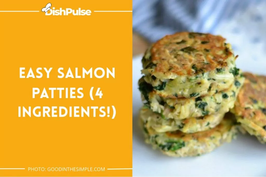 Easy Salmon Patties (4 Ingredients!)