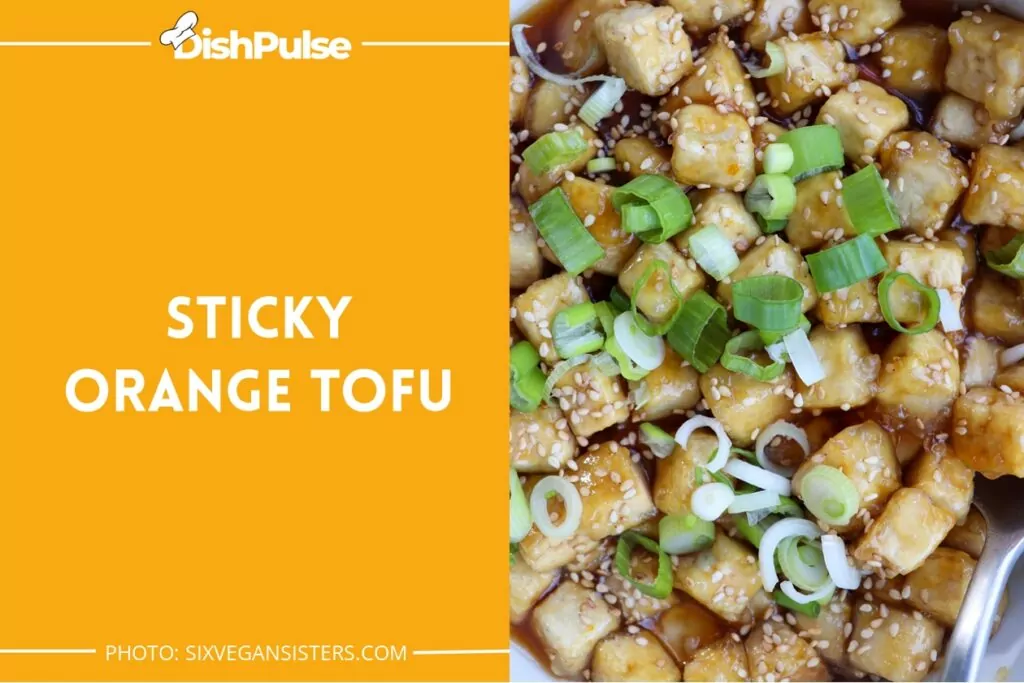 Sticky Orange Tofu