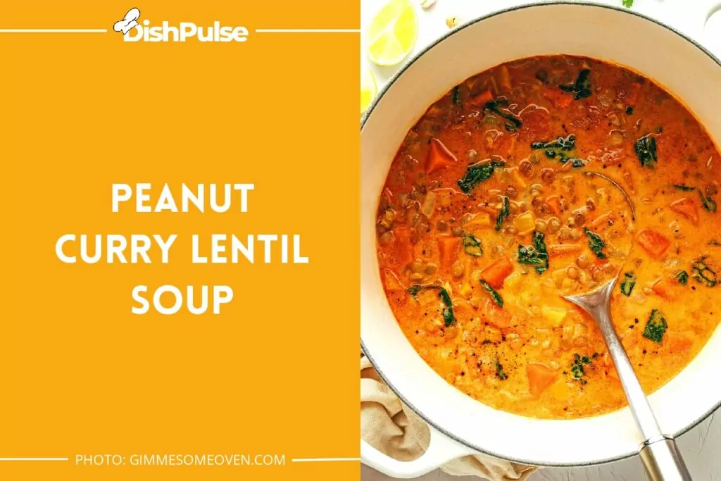 Peanut Curry Lentil Soup