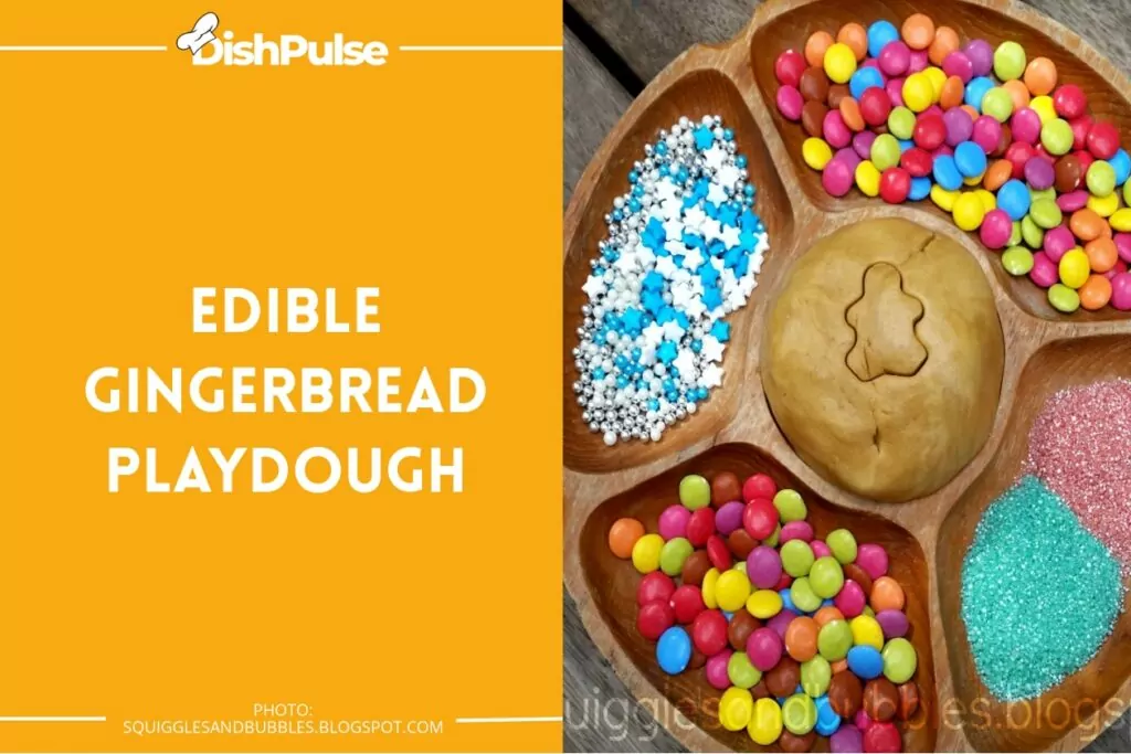 Edible Gingerbread Playdough