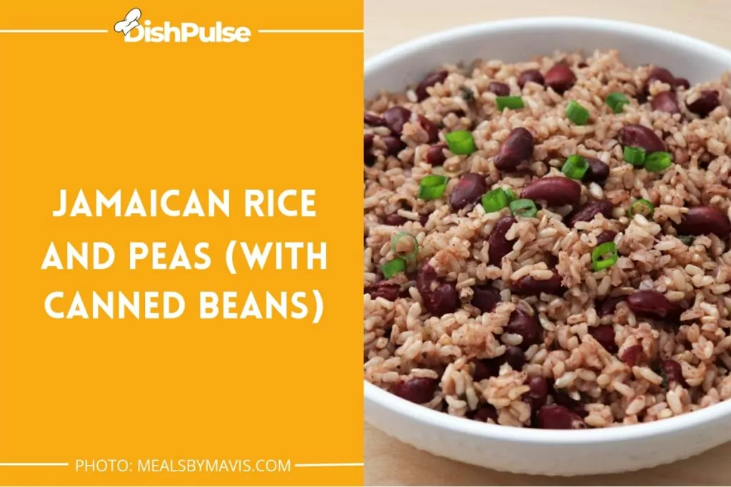 Jamaican Rice and Peas (with Canned Beans)