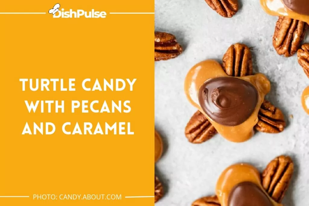 Turtle Candy With Pecans and Caramel