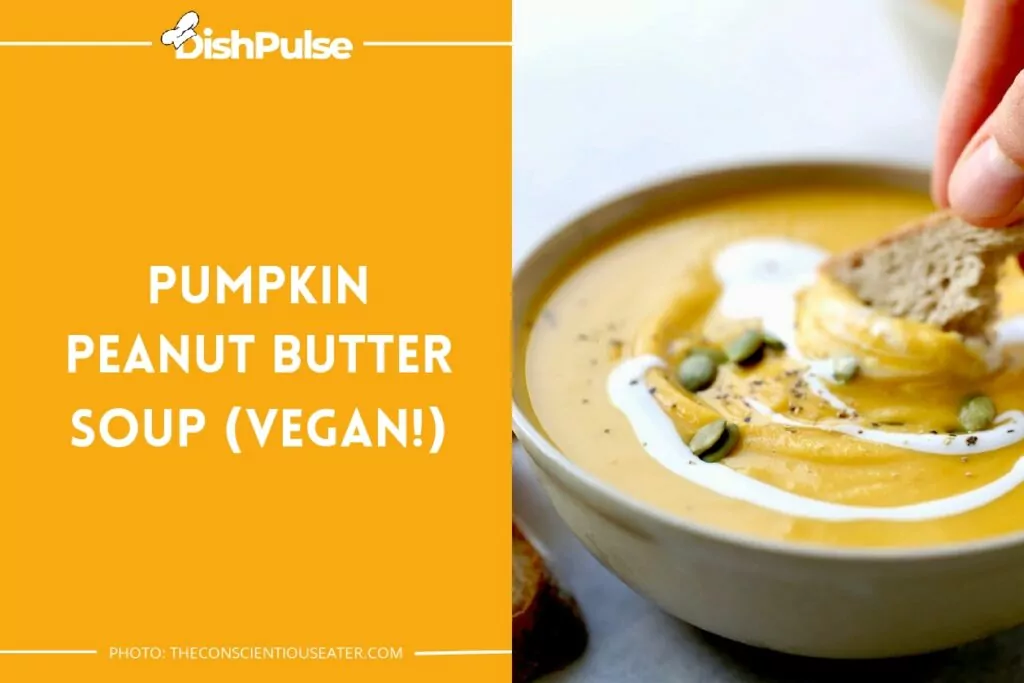 Pumpkin Peanut Butter Soup (Vegan!)