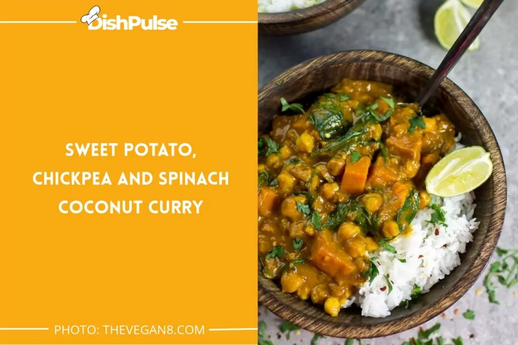 Sweet Potato, Chickpea and Spinach Coconut Curry