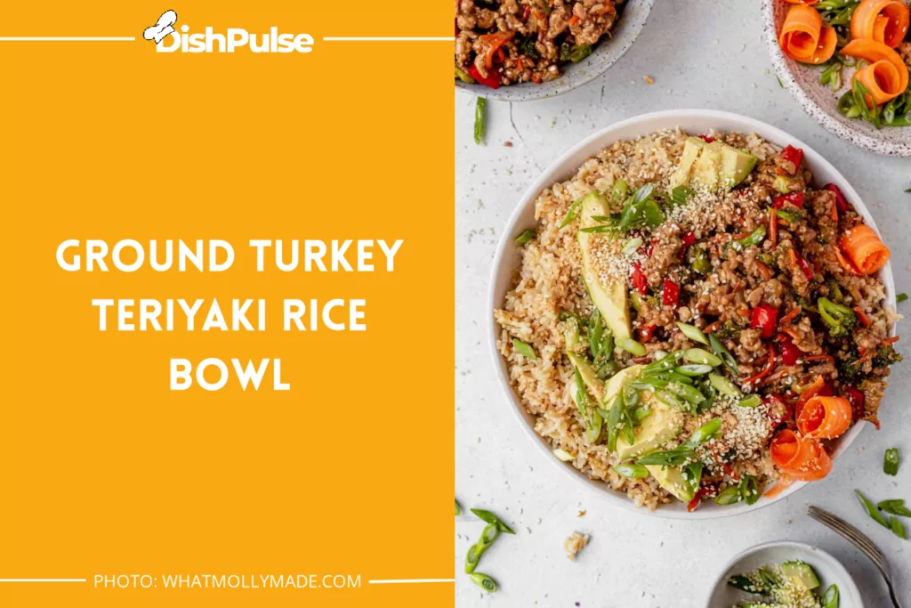 Ground Turkey Teriyaki Rice Bowl