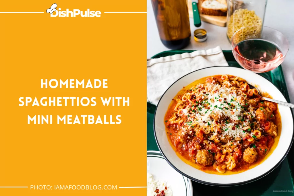 Homemade SpaghettiOs with Mini Meatballs