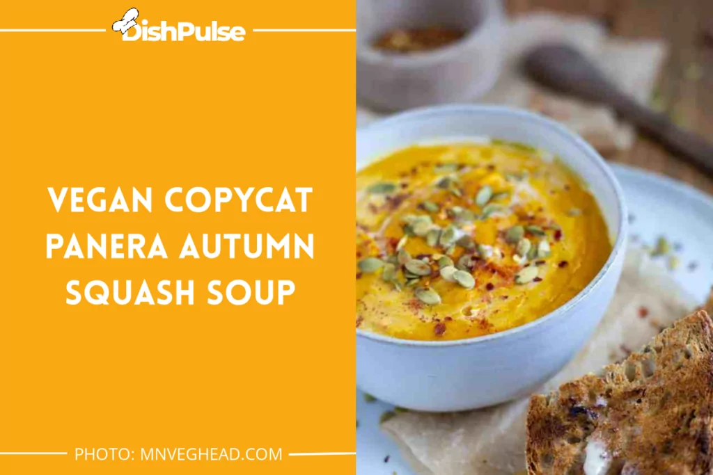 Vegan Copycat Panera Autumn Squash Soup