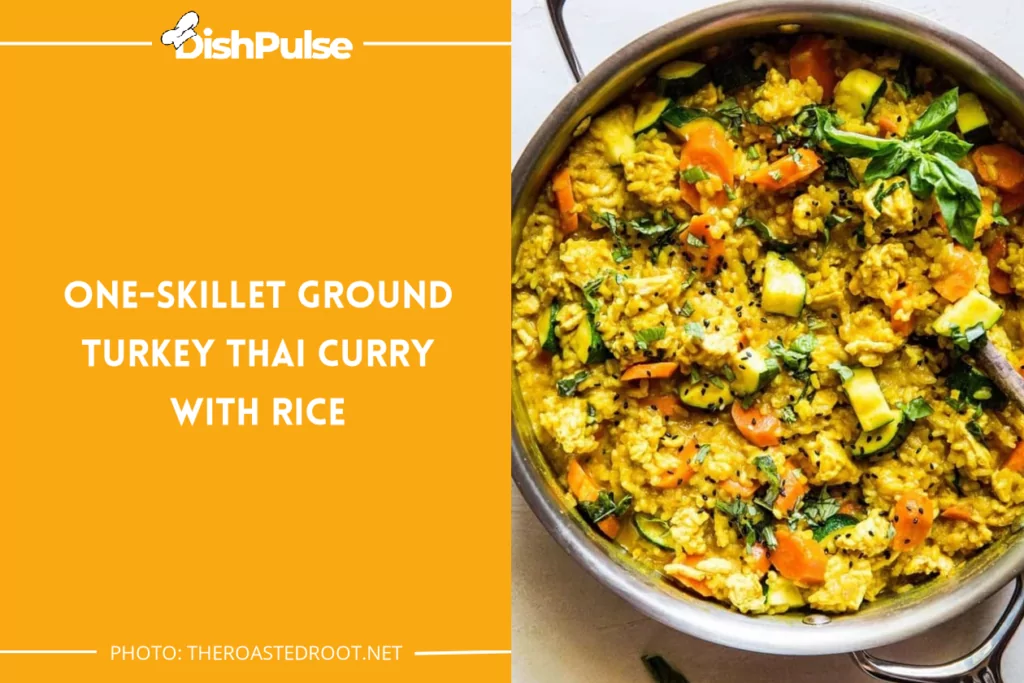 One-skillet Ground Turkey Thai Curry With Rice
