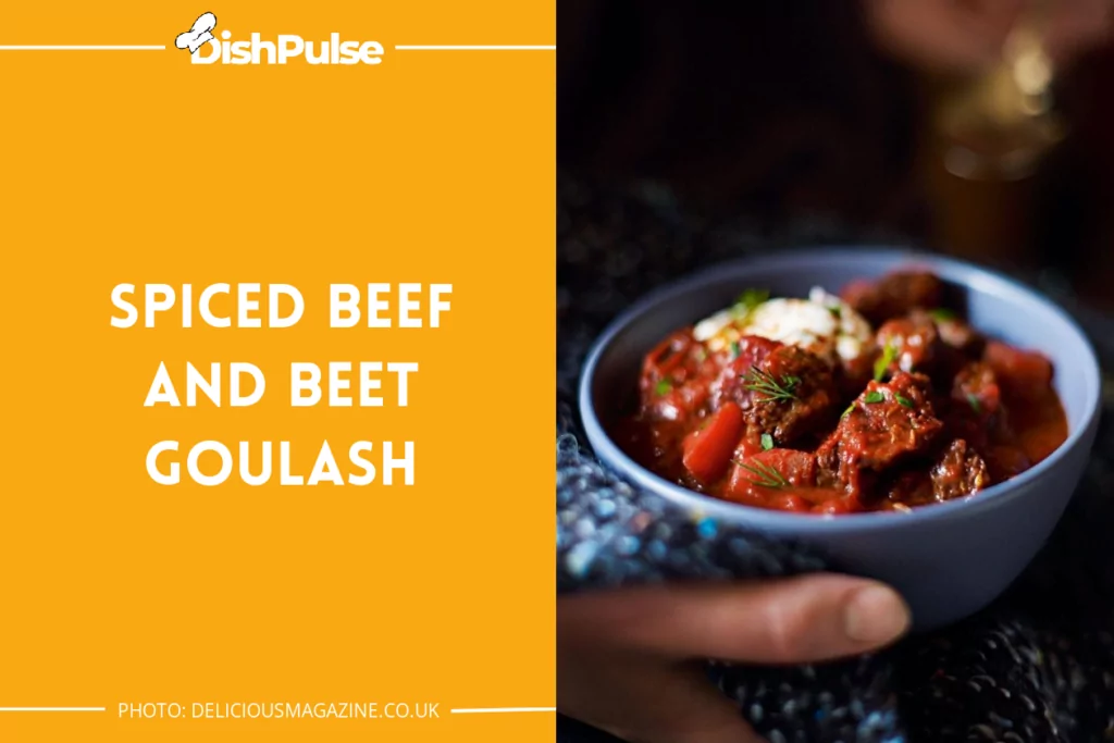Spiced Beef and Beet Goulash