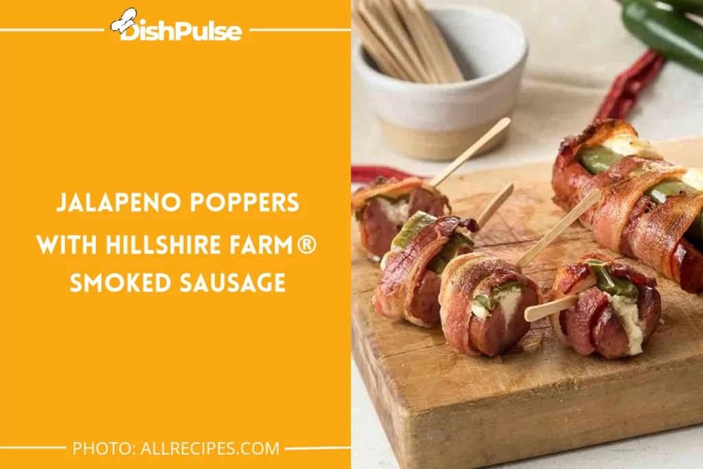 Jalapeno Poppers with Hillshire Farm Smoked Sausage