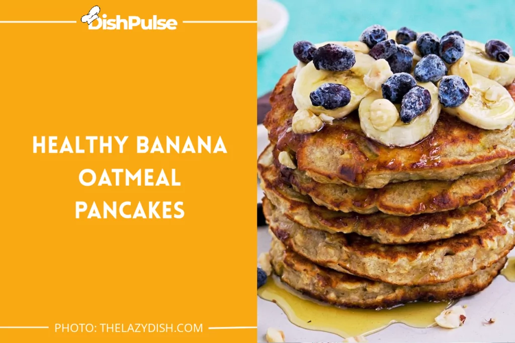 Healthy Banana Oatmeal Pancakes
