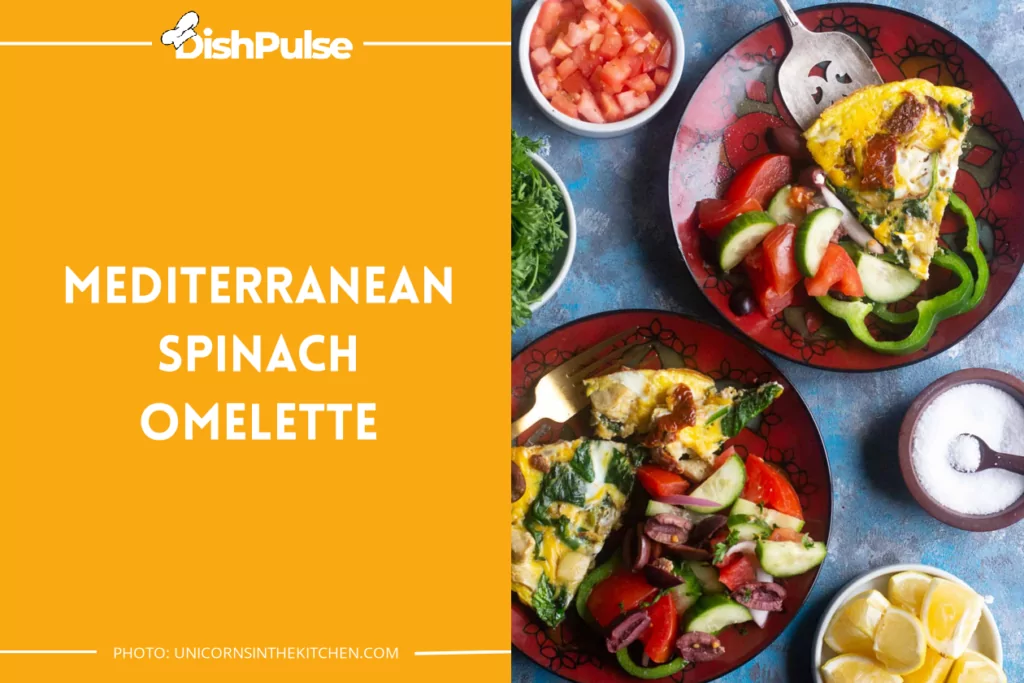Mediterranean Spinach Omelette