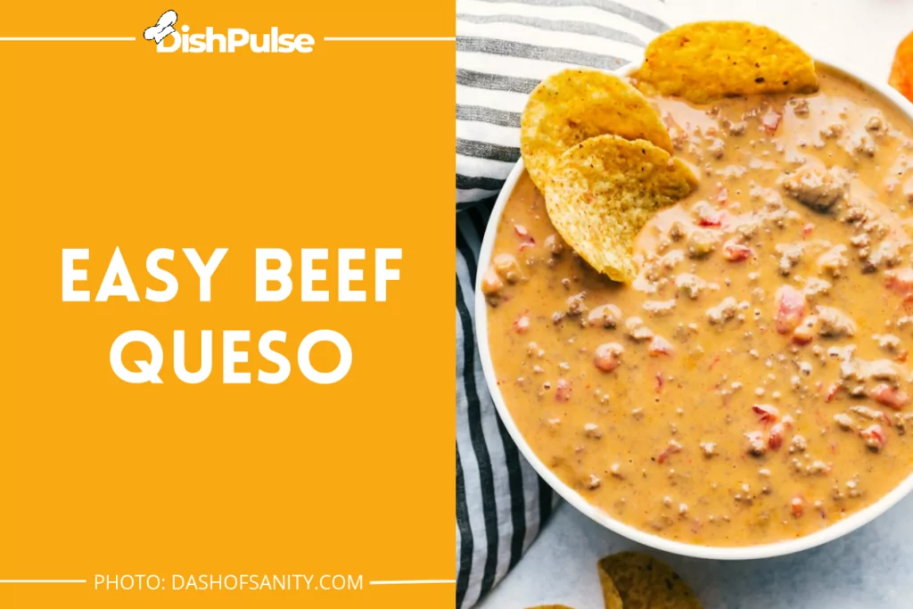 Easy Beef Queso
