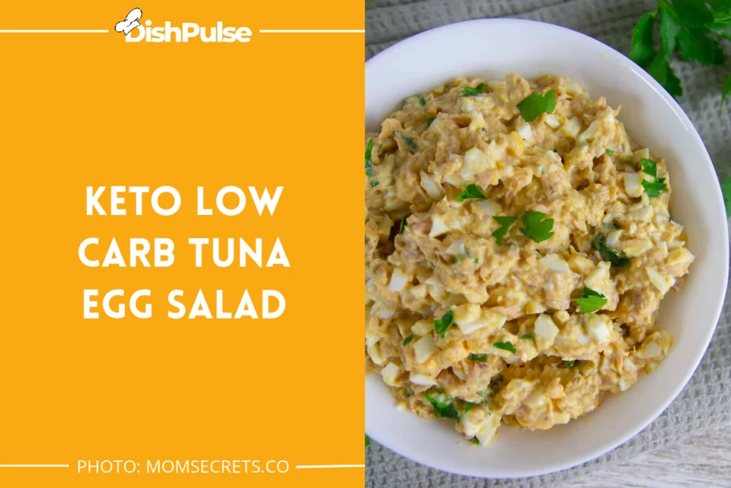 Keto Low Carb Tuna Egg Salad