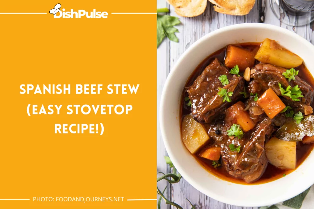 Spanish Beef Stew (Easy Stovetop Recipe!)