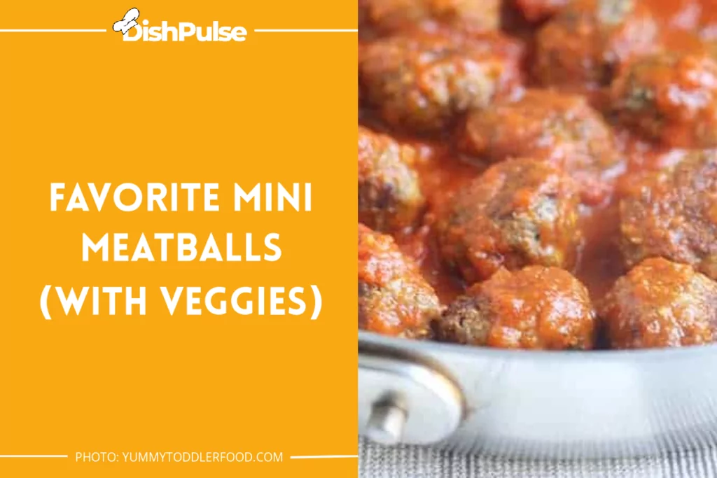 Favorite Mini Meatballs (with Veggies)