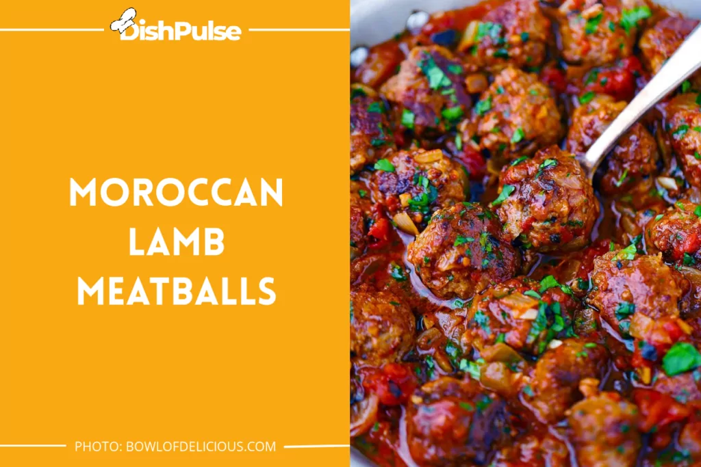 Moroccan Lamb Meatballs