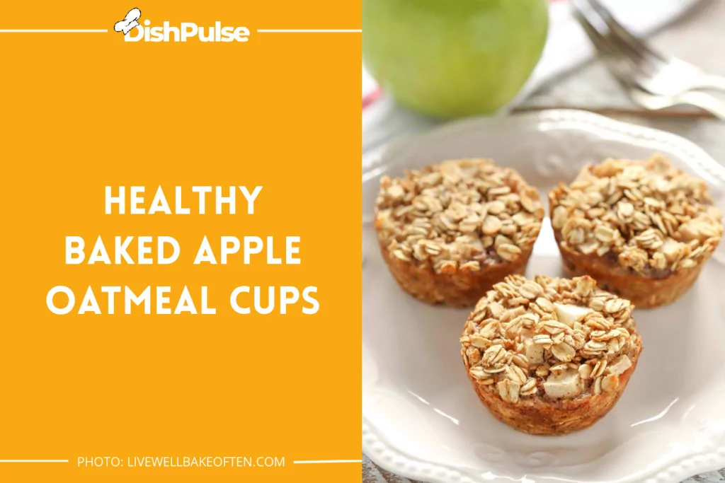 Healthy Baked Apple Oatmeal Cups