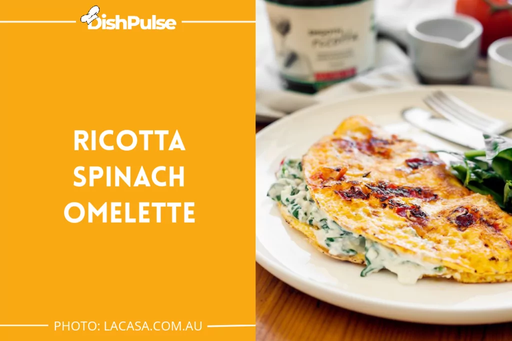 Ricotta Spinach Omelette