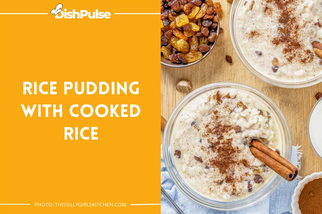 Rice Pudding with Cooked Rice
