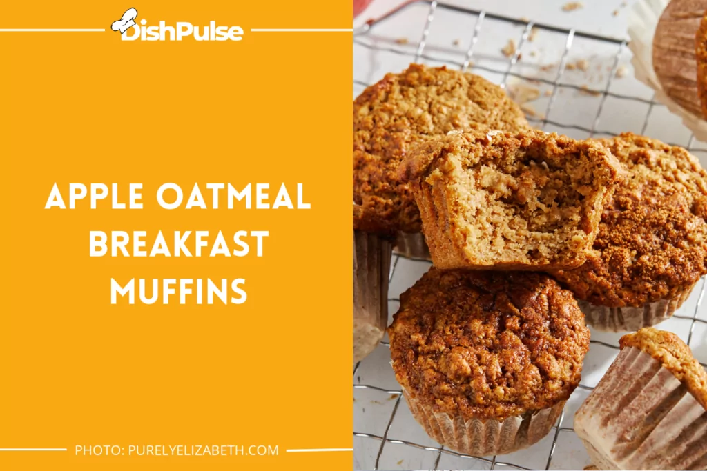 Apple Oatmeal Breakfast Muffins