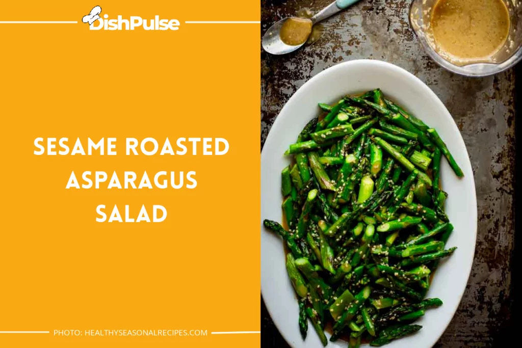 Sesame Roasted Asparagus Salad
