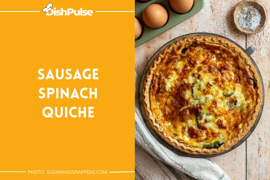 Sausage Spinach Quiche
