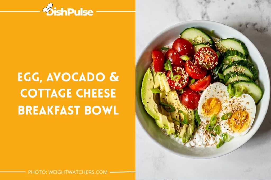 Egg, Avocado & Cottage Cheese Breakfast Bowl