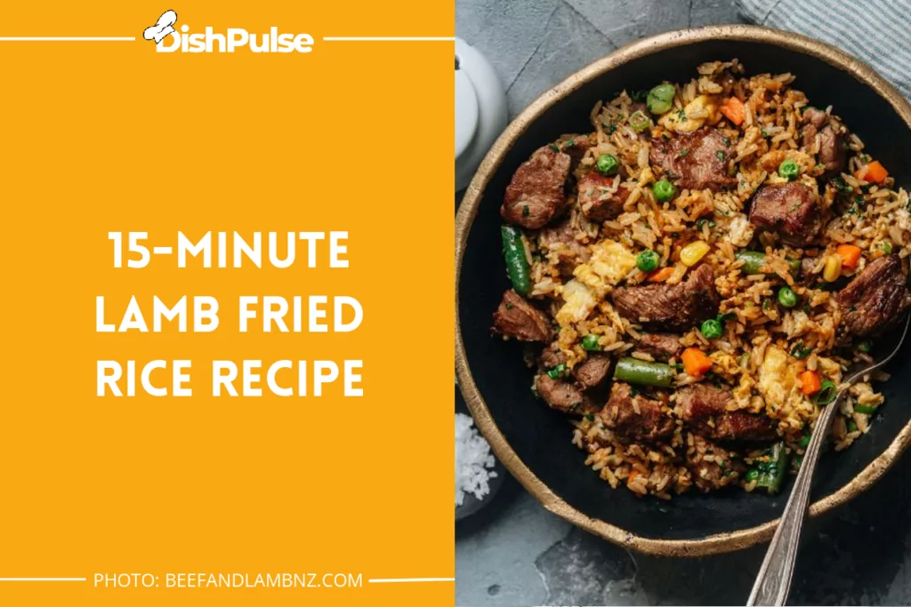 15-minute Lamb Fried Rice Recipe