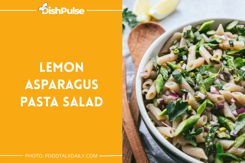 Lemon Asparagus Pasta Salad
