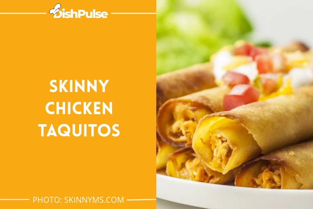 Skinny Chicken Taquitos